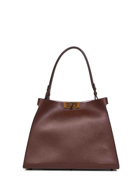 FENDI Fendi Women Dark Brown And Violet Fendi Way Medium Handbag