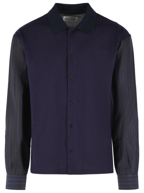 Maison Margiela Maison Margiela Purple Cotton Shirt Men