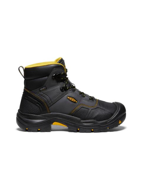 KEEN Men's Logandale Waterproof Boot (Steel Toe)