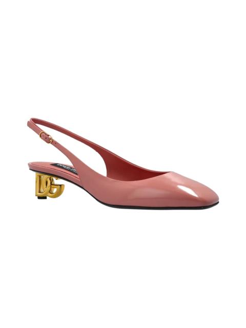 Dolce & Gabbana Dolce & Gabbana Women's Calfskin Leather Jackie Slingback Pump (Authentic Pre-
Loved)