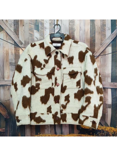 Other Designers SLY Cow Pony Shaggy Overshirt Wool Jacket