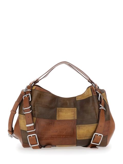 Diesel Diesel Women D-One Tophandle Medium Bag With Handles And Flap In Brown Unisex
