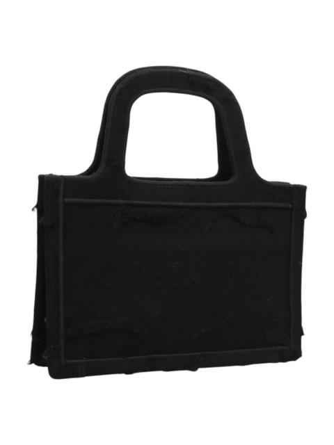 DIOR Book Tote Mini Tote Bag Canvas Black