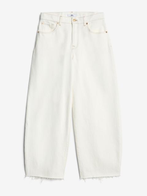 7 For All Mankind MANKIND Bonnie Barrel Leg in Milky Way