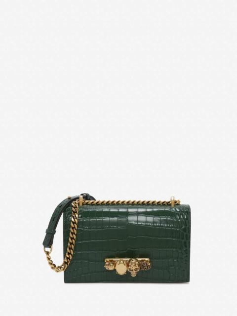 Alexander McQueen Women's Jewelled Satchel in Emerald