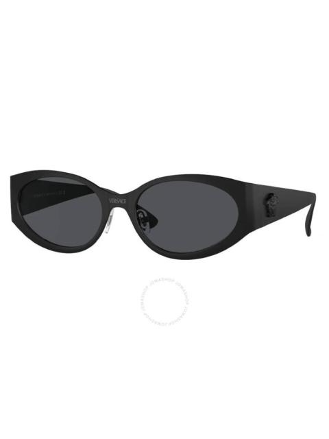 VERSACE Versace Grey Oval Ladies Sunglasses VE2263 126187 56