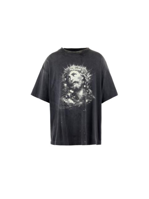 SAINT M×××××× JESUS SHORT-SLEEVED TEE (BLACK)