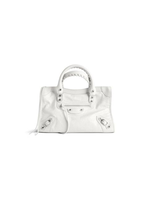 BALENCIAGA Le City Bag Small in Optic White