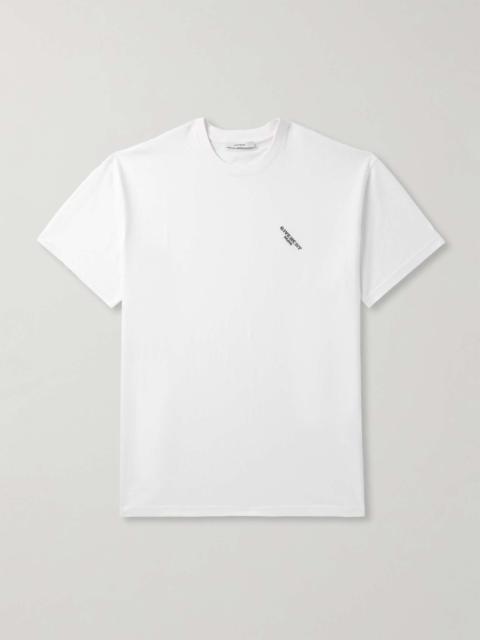 Logo-Embroidered Cotton-Jersey T-Shirt