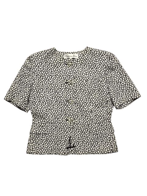 Other Designers Christian Dior Monsieur - Vintage Christian Dior Polkadot Short Sleeve Coat Jacket
