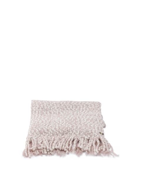 Other Designers Fedeli "barite Bubbly" Scarf In Wool And Mohair-silk