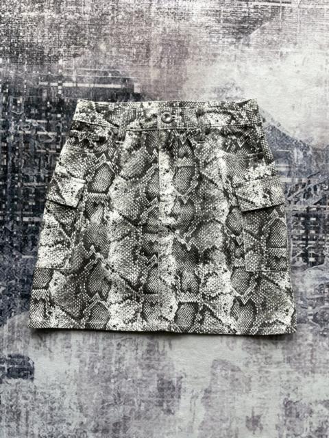 Other Designers Japanese Brand - Sureve Snake Skin Design Mini Pocket Skirt