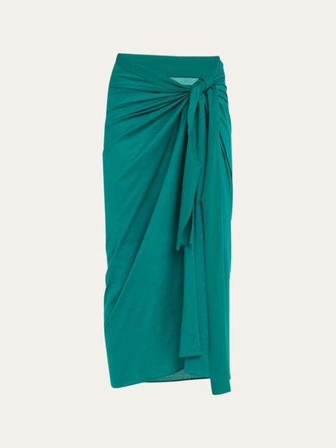 ERES Peplum Long Sarong with Belt