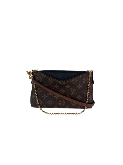 LOUIS VUITTON Pallas Monogram Clutch Noir Shoulder Crossbody Bag