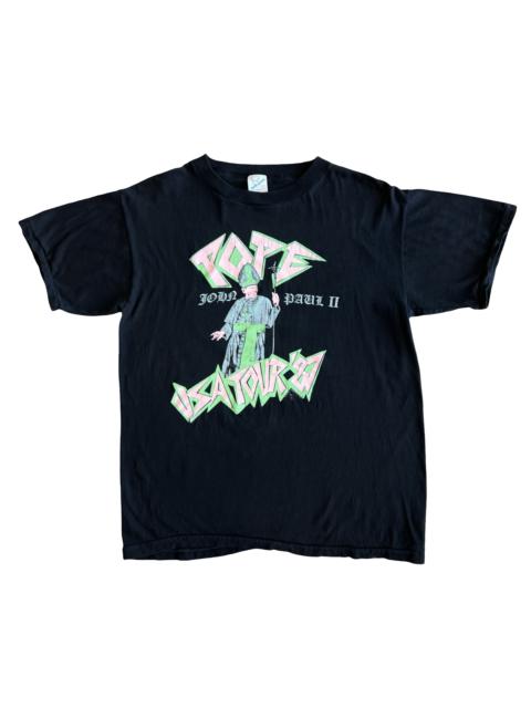 Other Designers Vintage 80s Pope John Paul II USA Tour T-Shirt SZ L