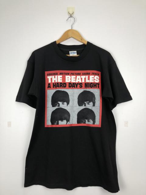 Other Designers Vintage - Vintage 90s The Beatles A Hard Days Night Band Tee