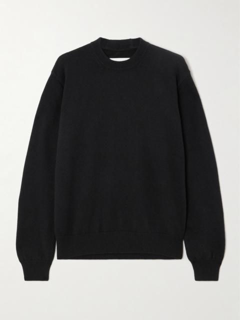 Jil Sander Cashmere And Cotton-blend Sweater