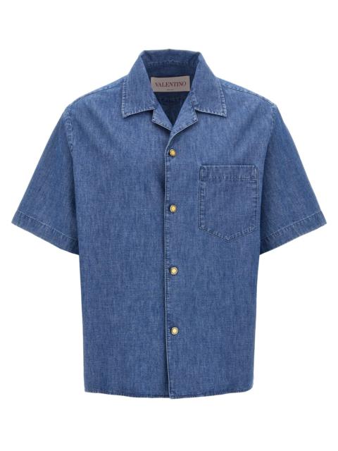 Valentino Garavani Men Valentino Garavani Denim Shirt