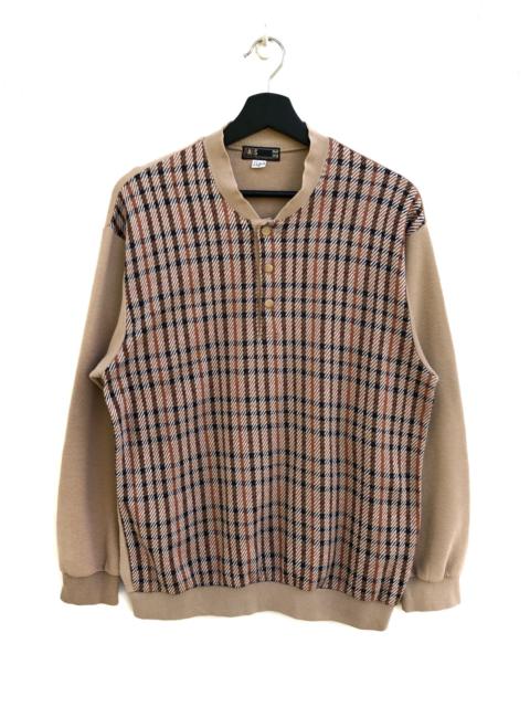 Other Designers Vintage - Checkered Sweatshirt Nice Design