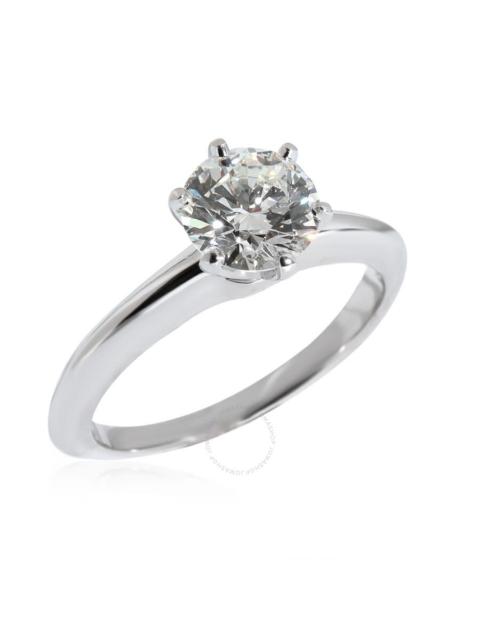 Tiffany & Co. Pre-Owned Tiffany & Co. Tiffany Setting Engagement Ring in  Platinum I VVS1 1.19 CTW