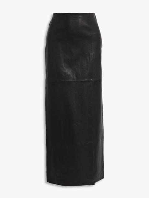 rag & bone Ilana leather maxi skirt