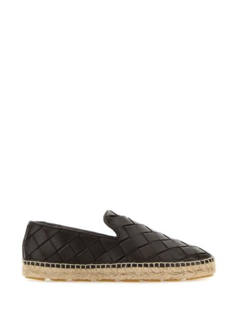 Bottega Veneta Bottega Veneta Women Chocolate Leather Jack Espadrillas