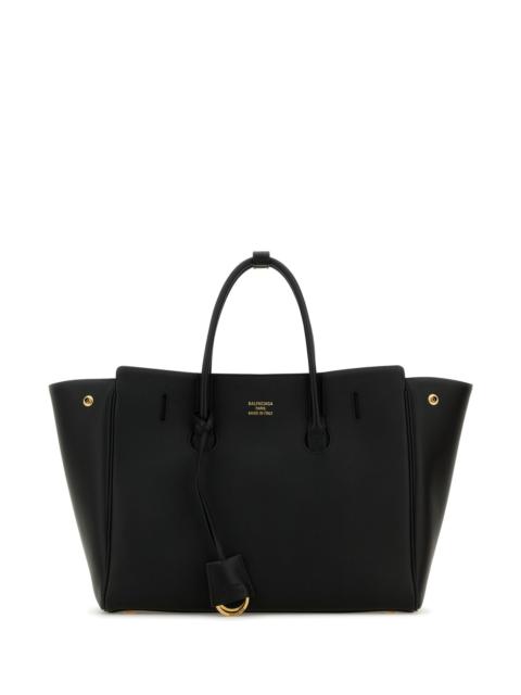 BALENCIAGA Black leather small Carry All Hempton handbag