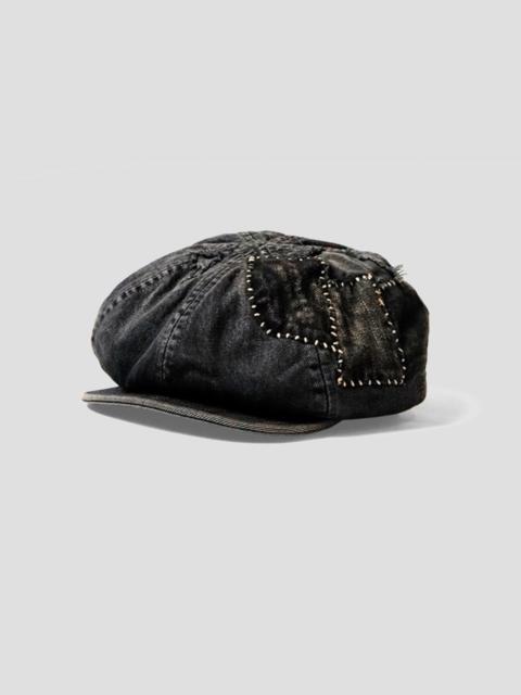 14oz BLACK DENIM CASQUETTE (DIXIE REMAKE)