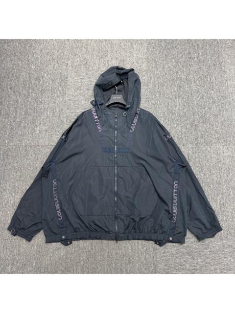Louis Vuitton Louis Vuitton LV Colorful Letter Hooded Windbreaker