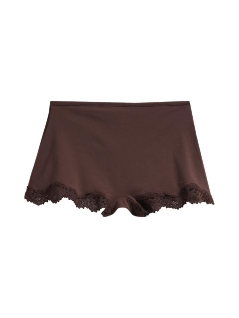 SKIMS SKIMS Fits Everybody Lace Boy Short in Espresso at Nordstrom