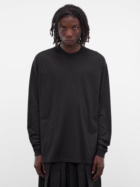 SETCHU Black Cotton Long Sleeve Tee