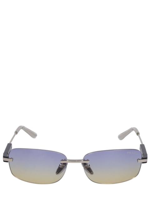 Heritage squared metal sunglasses