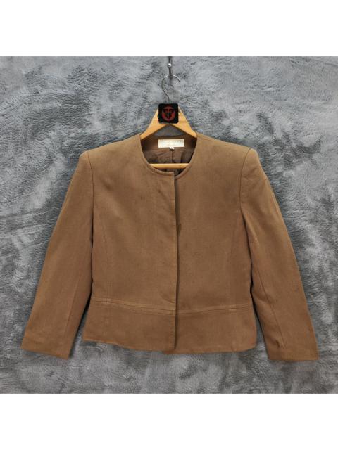 NINA RICCI NINA RICCI CROPPED JACKET / BROWN SUITS JACKET #6323-60