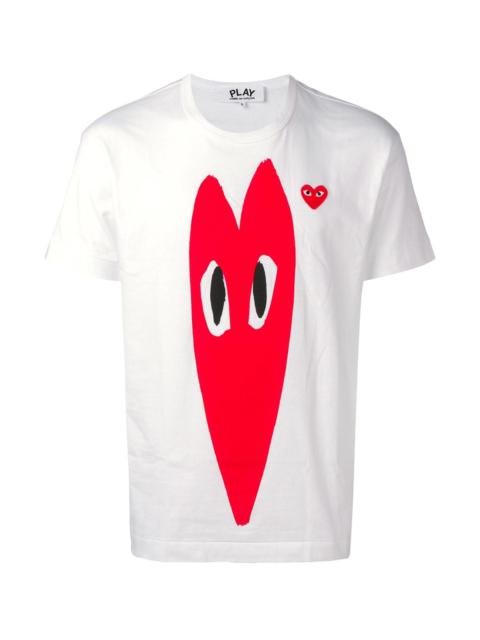 Comme des Garçons PLAY CONTRAST LOGO T-SHIRT