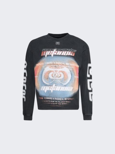 RRR123 Divinity Paper Garden Tee Faded Black