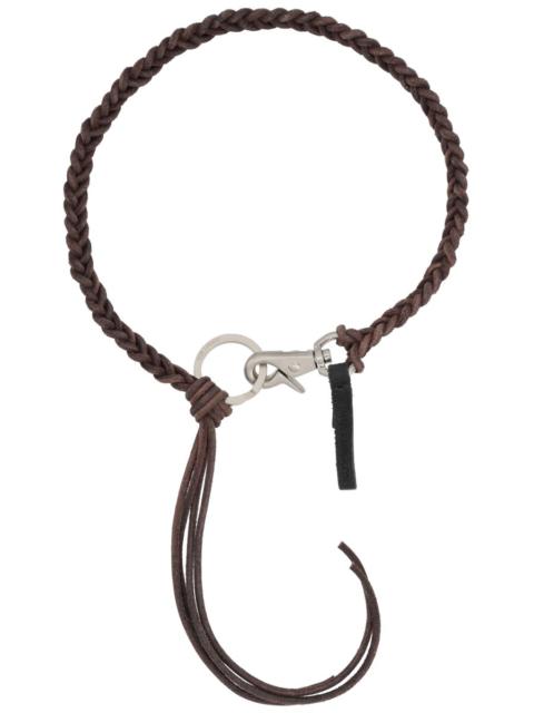 Our Legacy BRAIDED LADON LEATHER NECKLACE