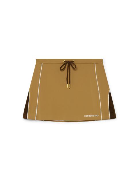 CASABLANCA Chenille Panelled Mini Skirt | Casablanca Paris