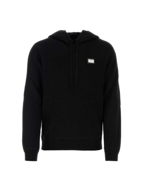 Dolce & Gabbana Knitted Drawstring Hoodie
