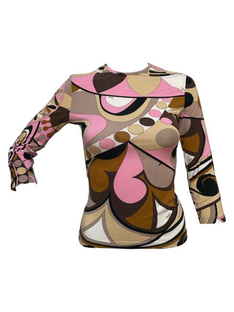 PUCCI EMILIO PUCCI Three-Quarter Sleeve T-Shirt