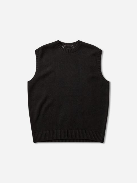 Kapital Men's 5G Wool Bone Vest Black