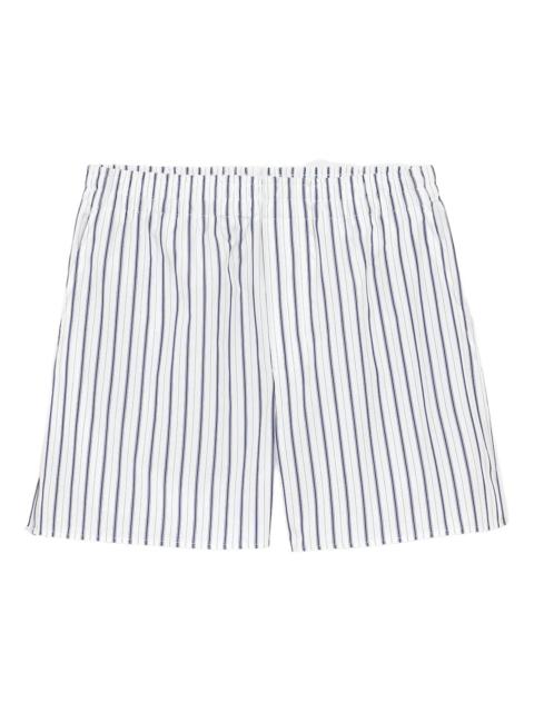 AMI Paris Ami Paris Striped Elasticated-waist Shorts