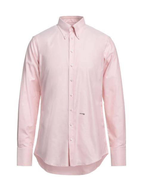 DSQUARED2 Pink Men's Solid Color Shirt