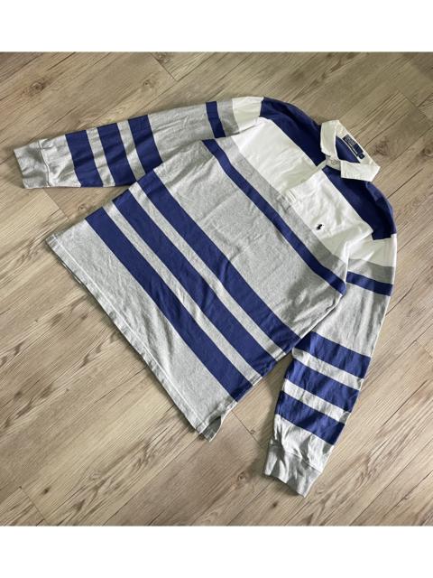 Other Designers Polo Ralph Lauren - Vintage Polo Ralph Lauren Striped Long Sleeves Polos T Shirt