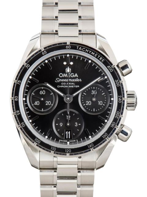 OMEGA Pre-Owned Omega Black Dial Speedmaster 38 Stainless Steel