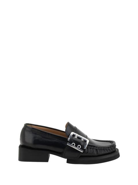 GANNI Ganni Women Feminine Buckle Loafers