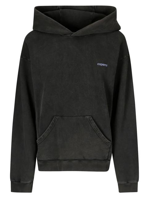 COPERNI WASHED HORN HOODIE (BLACK/BLUE)