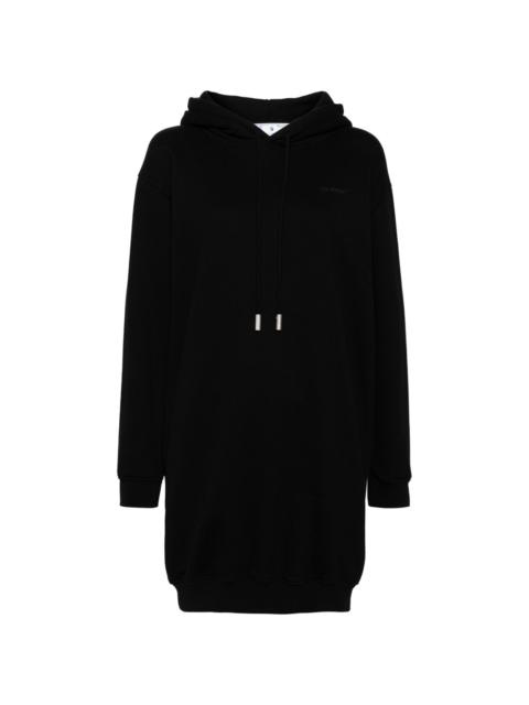 logo-print hoodie dress