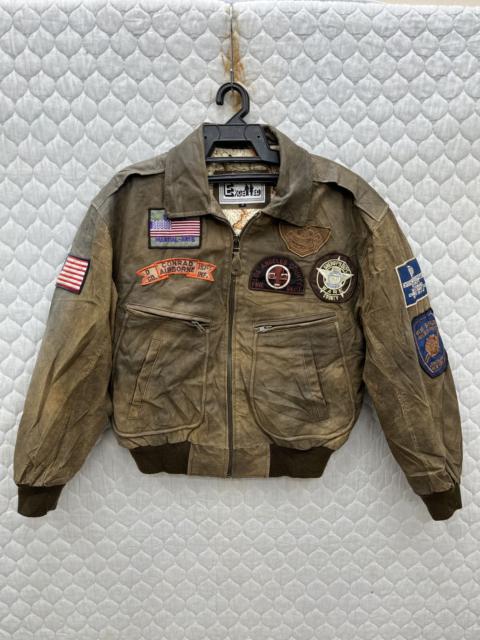Other Designers 🔥🔥🔥STEALS VINTAGE EXCEED USA MILITARY LEATHER JACKET