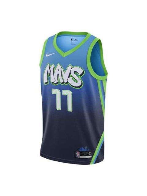 Men's Nike NBA City Limited SW Fan Edition 19-20 Season Dallas Mavericks 77 Doncic Basketball Jersey