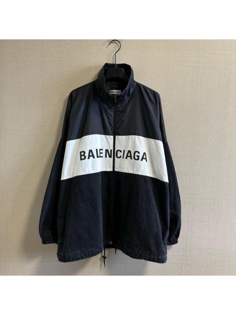 BALENCIAGA Balenciaga Black And White Patchwork Jacket
